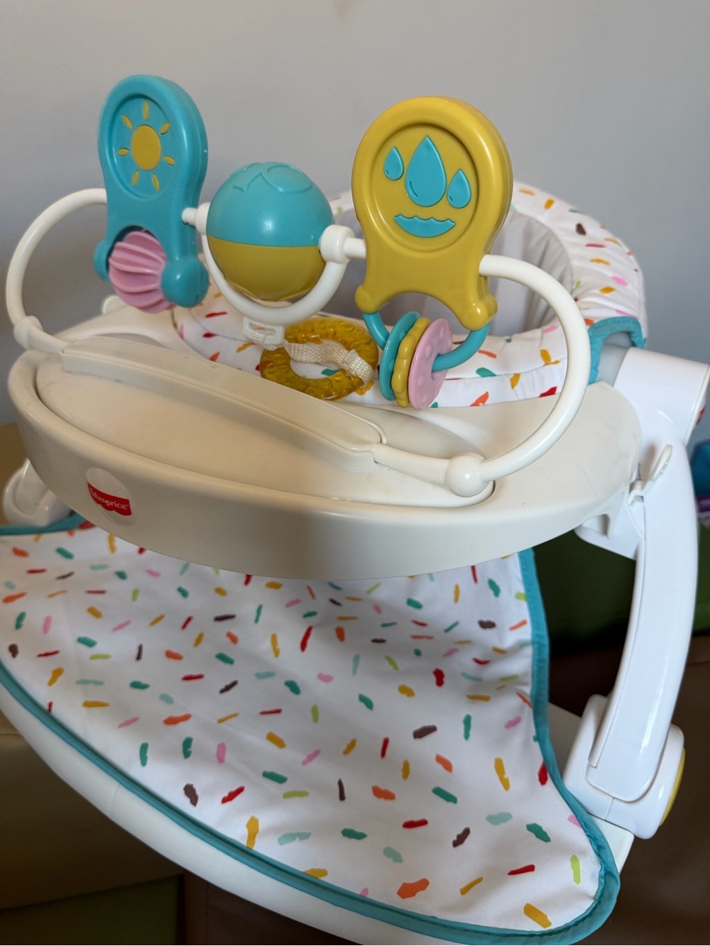 Fisher-Price Teal, Yellow & Pink Activity Toy Bar